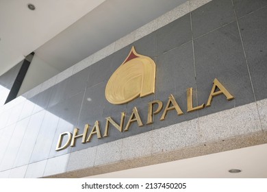 Jakarta, Indonesia, December 19, 2021. Logo of the Dhanapala Building Ministry of Finance of the Republic of Indonesia. Meeting place and rented out to the public