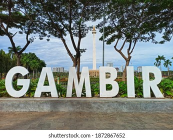 Jakarta, Indonesia, December 2020: Gambir Station Is A Major Railway Station In Central Jakarta. 