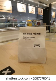 Jakarta Indonesia. December 7, 2021: Food Packaging At The IKEA Food Center Jakarta