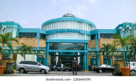 Jakarta, Indonesia - January 12, 2019: Plaza Senayan, Shopping Mall In Central Jakarta. 