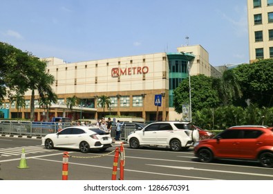 Jakarta, Indonesia - January 12, 2019: Metro Department Store At Plaza Senayan, Central Jakarta. 