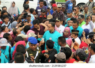 Jakarta, Indonesia - January 14 2018: Launching Of The Community Action Plan (CAP) By The Governor Of DKI Jakarta Anies Baswedan.