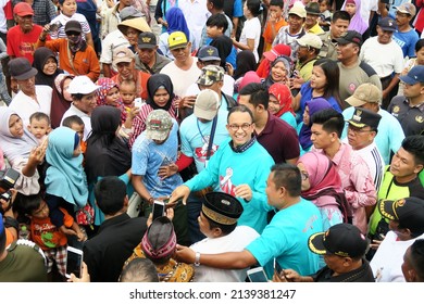 Jakarta, Indonesia - January 14 2018: Launching Of The Community Action Plan (CAP) By The Governor Of DKI Jakarta Anies Baswedan.