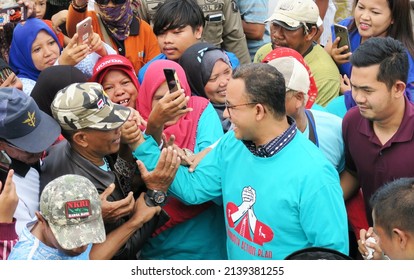 Jakarta, Indonesia - January 14 2018: Launching Of The Community Action Plan (CAP) By The Governor Of DKI Jakarta Anies Baswedan.