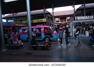 Jakarta, Indonesia - June 26 2022 : Wara Wiri Is A Custom Shuttle Bus At Jakarta Fair 