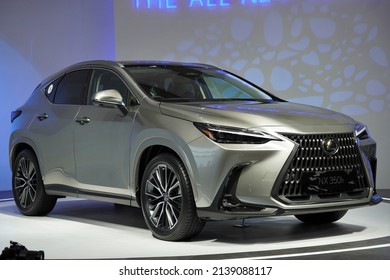 Jakarta, Indonesia, March 2022. A Lexus NX 350h Is On Display At The Jakarta Auto Week Automotive Event.