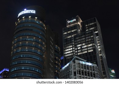 Jakarta, Indonesia - May 16, 2019 : Kebayoran Baru 1 Tax Office, Ministry Of Finance Republic Of Indonesia