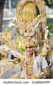 Jakarta, Indonesia - May 18, 2018: Asian Games Opening Carnival Parade Costumes