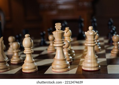 Jakarta, Indonesia, October 2, 2022, The King And Queen In The Game Of Chess Play A Very Important Role