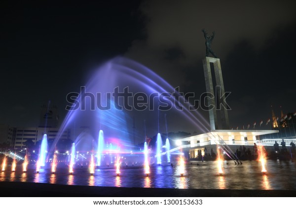 Jakarta October 21 2018 Light Fountain Stock Photo Edit Now