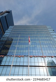 Jakarta,indonesia-august 21 2022: Building Of UOB Plaza Thamrin Jakarta. 