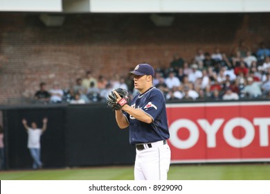 Jake Peavy Pitching Against The Dodgers