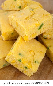 Jalapeno Pepper Corn Bread Squares