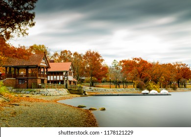 The Jamaica Pond In Boston Is Considered A Kettle Pond. It Is Also Part Of The Emerald Necklace That Was Designed By Frederick Law Olmsted Back In The 1870’s.