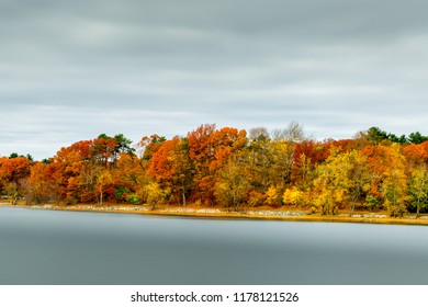 The Jamaica Pond In Boston Is Considered A Kettle Pond. It Is Also Part Of The Emerald Necklace That Was Designed By Frederick Law Olmsted Back In The 1870’s.