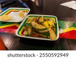 Jamaican eatery with flavorful pickled veggies and fresh dishes