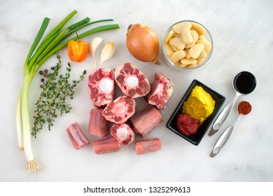 Jamaican Oxtail Stew Ingredients