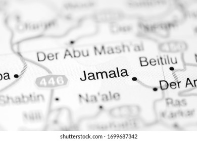 Jamala On A Geographical Map Of Israel