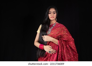 Jamdani Saree Fashion Model Photoshoot