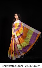 Jamdani Saree Photoshoot With Fashion Model