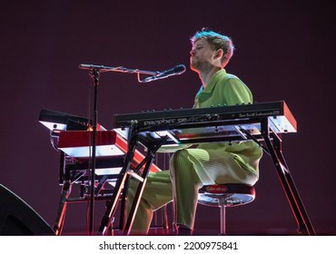 James Blake Performs In Concert At Cala Mijas Festival On September 3, 2022 In Malaga, Spain