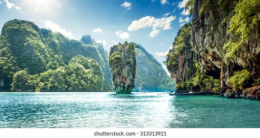 James Bond Island In Phang Nga Bay, Thailand