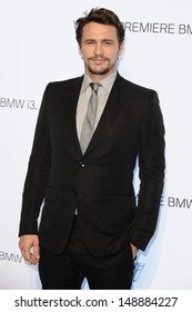 James Franco Arriving For The BMW I3 Launch Party, At Old Billingsgate, London. 29/07/2013