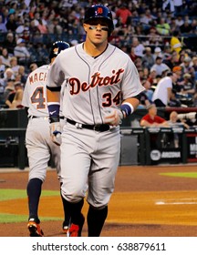James McCann Catcher For The Detroit Cleveland Tigers At Chase Field In Phoenix Arizona USA May ,9,2017.