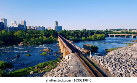 The James River In Richmond, Virginia