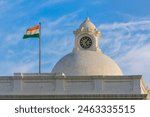 James Thomason Building Dome, Main building of Indian Institute of Technology Roorkee, IIT Roorkee with Indian Flag