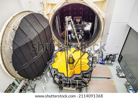 The James Webb Telescope. Space Observatory for the Study of the Universe and exploration of deep space. Elements of this image furnished by NASA