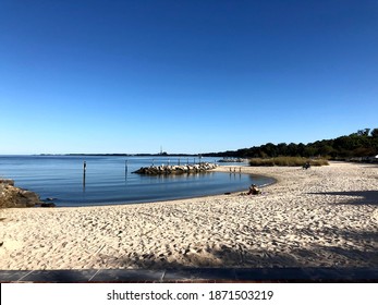 Jamestown Beach Virginia During A Sunny Fall Day