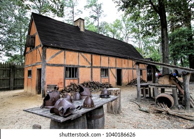 Jamestown Virginia Historical Building And Armour