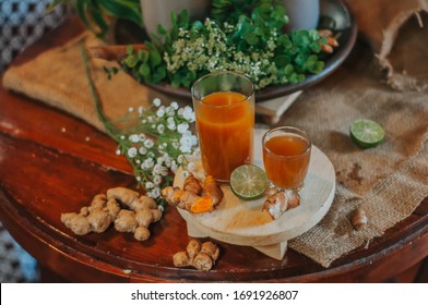 JAMU Is A Javanese Public Health Drink. The Community Believes That Drinking Regularly Can Improve One's Vitality And Health.