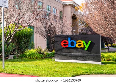 Jan 12, 2020 San Jose / CA / USA - Ebay corporate headquarters in Silicon Valley; eBay Inc. is an American multinational e-commerce corporation that facilitates sales through its website