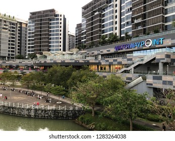 Jan 13/2019 Late Afternoon At Waterway Point, Punggol, Singapore