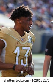 Jan 26, 2020; Orlando, FL USA; NFC Wide Receiver Michael Thomas Of The New Orleans Saints During The Pro Bowl At Camping World Stadium In  Orlando, Fla. (Steve Jacobson/Image Of Sport)