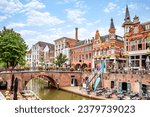 Jans Jansbrug, Old city of Utrecht, Netherlands 
