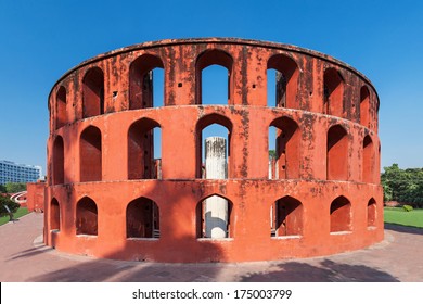 The Jantar Mantar Is Located In The Modern City Of New Delhi, India