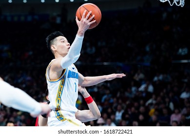 January 17, 2020 - Beijing, China: Jeremy Lin During A CBA Game Between Beijing Shougang Ducks And Shenzhen Aviators.