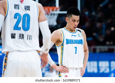 January 19, 2020 - Beijing, China: Jeremy Lin During A CBA Game Between Beijing Shougang Ducks And Jiangsu Suzhou Kendiya.