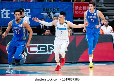 January 19, 2020 - Beijing, China: Jeremy Lin During A CBA Game Between Beijing Shougang Ducks And Jiangsu Suzhou Kendiya.