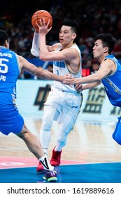 January 19, 2020 - Beijing, China: Jeremy Lin During A CBA Game Between Beijing Shougang Ducks And Jiangsu Suzhou Kendiya.