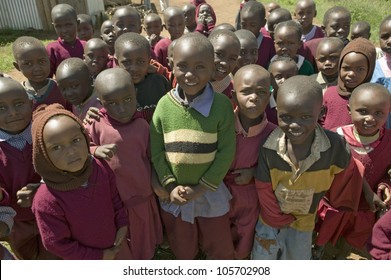 JANUARY 2007 - Karimba School With School Children In North Kenya, Africa