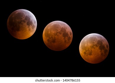 January 2019 Lunar Eclipse Poster (24x36) 