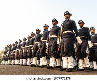 January 2021 Delhi,india.
Indian Air Force Rehearsing For Indian Republic Day Parade At Delhi.