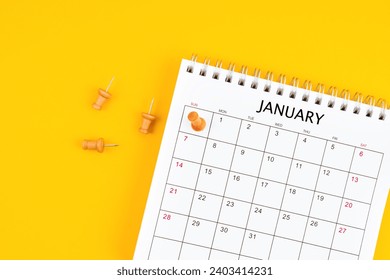 Enero 2024 Calendario mensual