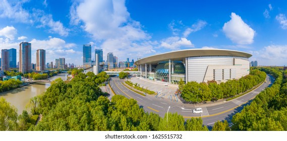 January 22, 2020:Aerial Photos Of Shanghai Science And Technology Museum, China