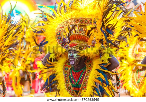 January 24th 2016 Iloilo Philippines Festival Stock Photo (Edit Now ...