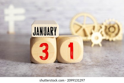 January 31st, 31 January, Thirty First of January, calendar month - date or anniversary or birthday